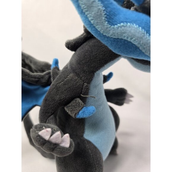 Pokemon Center Mega Charizard X 10" Plush 2018 Articulated Wings X&Y Official - Picture 7 of 12